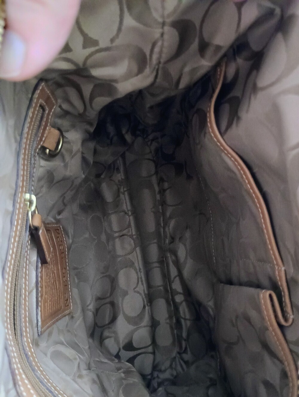 Vintage Coach Large Suede Ergo Hobo Shoulder BagStyle No. 9324 - Picture 10 of 13